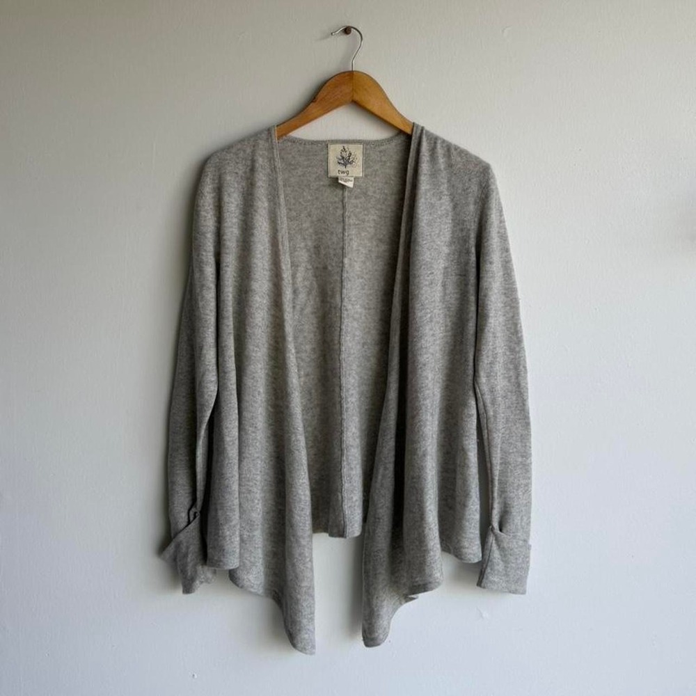TWG grey cashmere cardigan